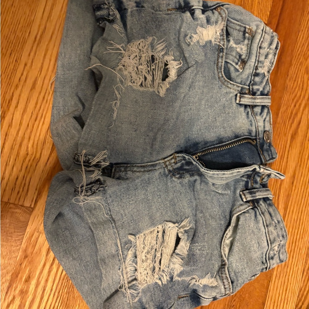 Almost Famous Ripped Denim Shorts